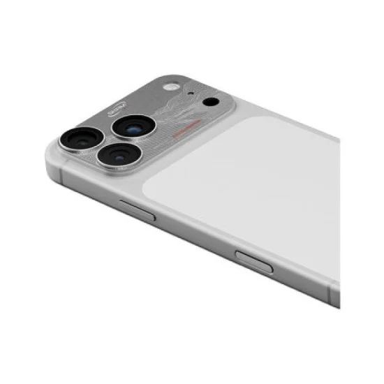 SkinArma Sonix Aluminium Camera Lens Protector for iPhone 17 Pro - Silver